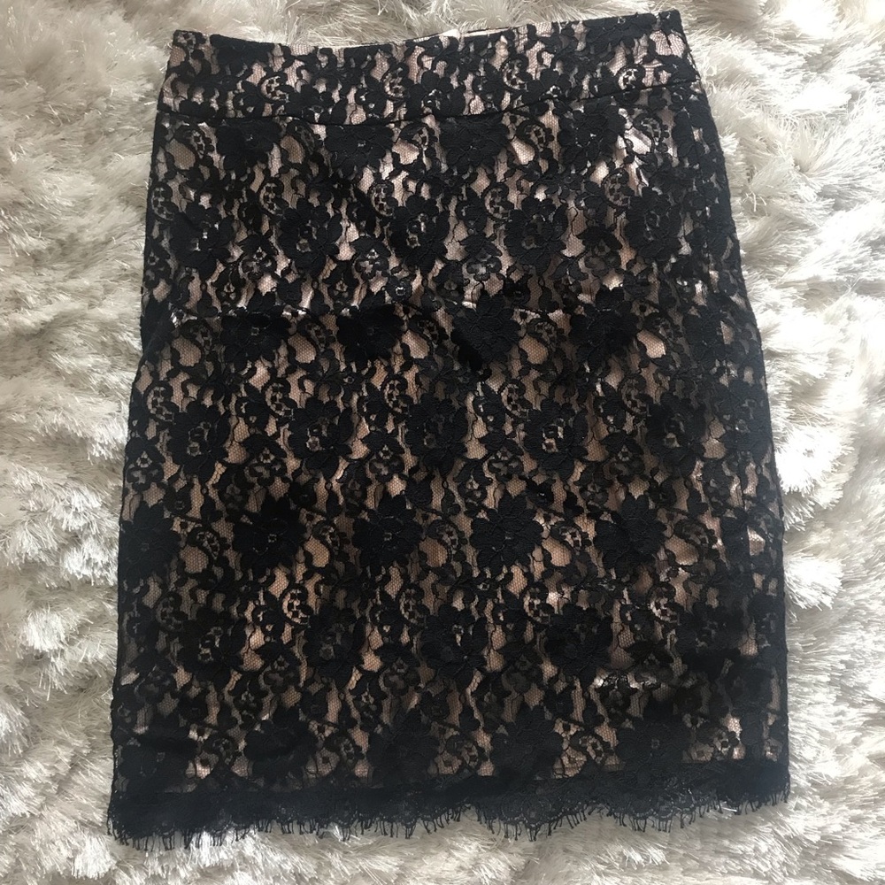 Black Lace Skirt